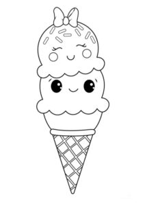 Desenhos de sorvete para colorir 7 Desenhos de sorvete para colorir
