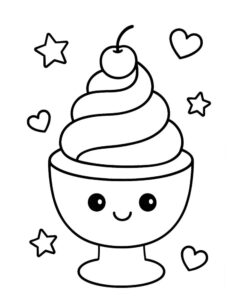 Desenhos de sorvete para colorir 13 Desenhos de sorvete para colorir
