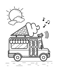 Desenhos de sorvete para colorir 14 Desenhos de sorvete para colorir