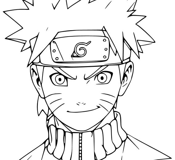 Desenhos do naruto para colorir 1