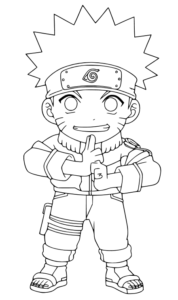 Desenhos do naruto para colorir 2