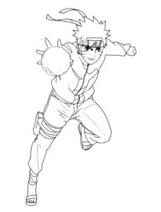 Desenhos do naruto para colorir 9