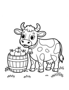 desenhos de vaca para colorir 5