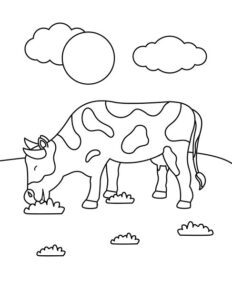 desenhos de vaca para colorir 8