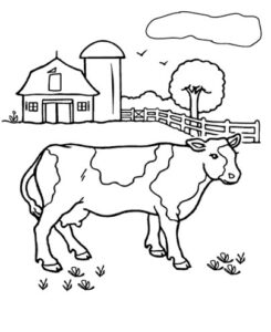 desenhos de vaca para colorir 9