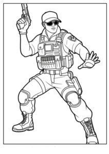 desenhos do fortnite para colorir 16