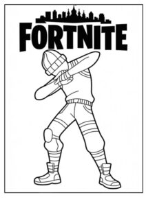 desenhos do fortnite para colorir 4