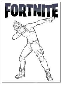 desenhos do fortnite para colorir 6
