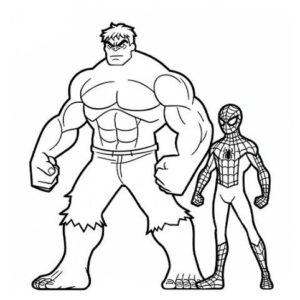 Desenhos do Hulk para colorir