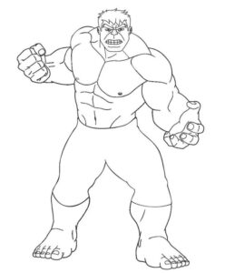 Desenhos do Hulk para colorir