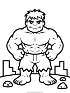Desenhos do Hulk para colorir