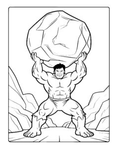 Desenhos do Hulk para colorir